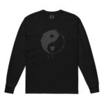 Yin Yang Garment-dyed heavyweight long-sleeve shirt