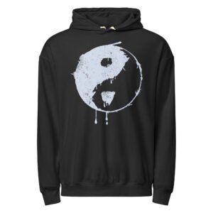 Yin Yang Unisex garment-dyed lightweight hoodie